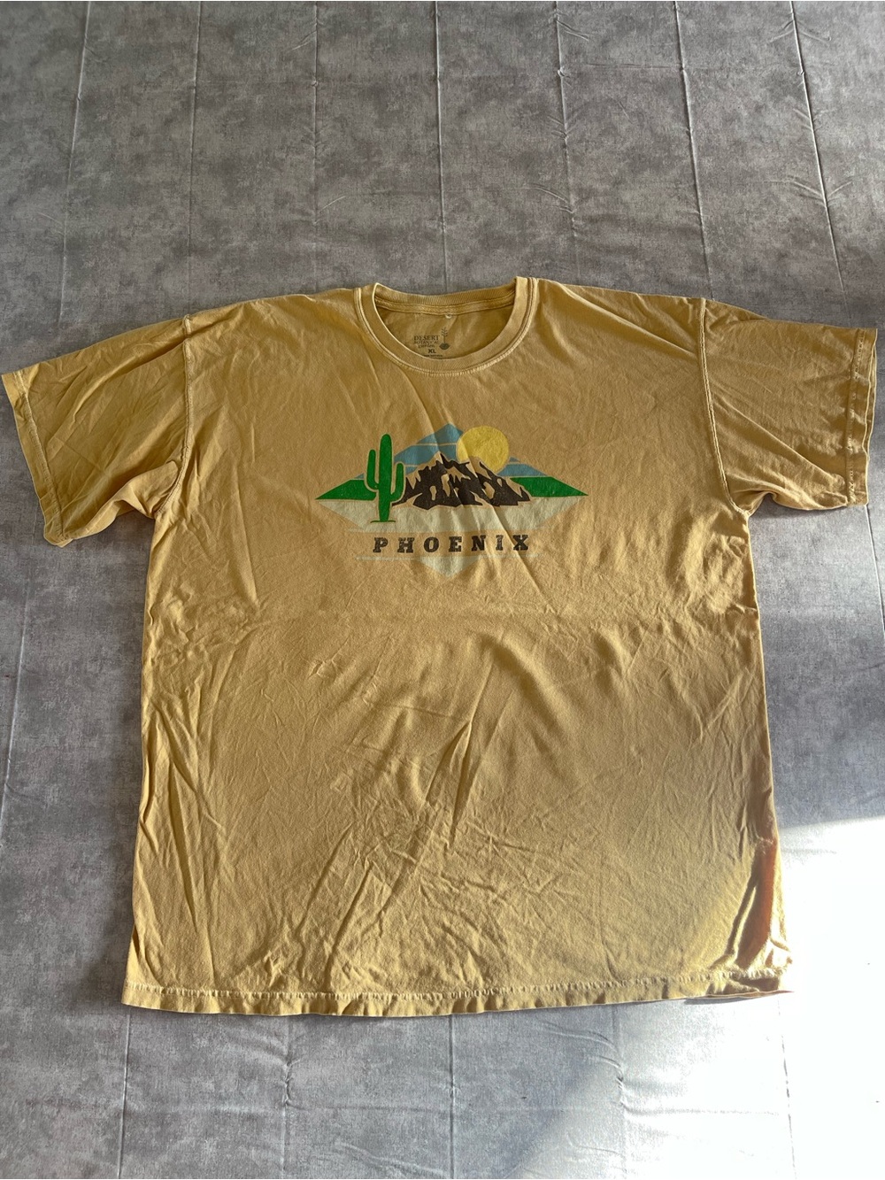 Arizona Love Phoenix Graphic Short-Sleeve Tee - Mustard